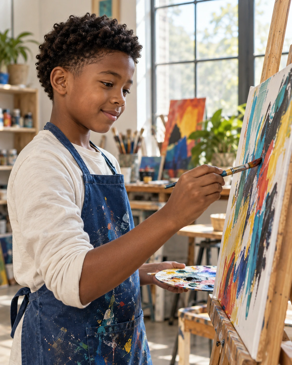 Illustration of visual arts